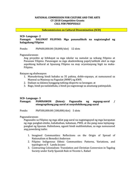 proposal in Tagalog .